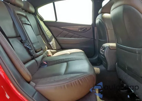 2017 Infiniti Q50 Red Sport 400 из США, поврежденный, VIN JN1FV7AP5HM850472